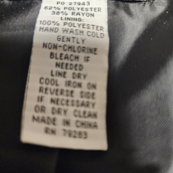 Alex Evening Black /Gray Side Tie Sheer Shell With Solid Black Lining Sx 1X NWT - Picture 14 of 16